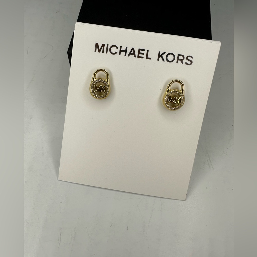 Michael Kors Padlock Studs